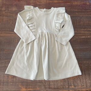 Ruffled Long Sleeve Dress